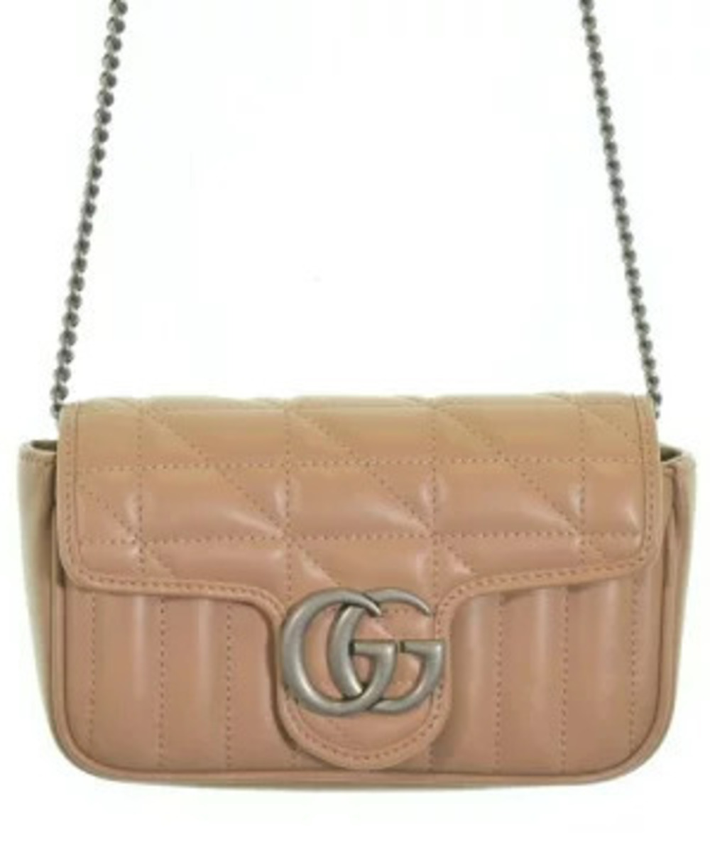 Gucci GG Marmont Super Bag neutral matelasse leather Beige Pink